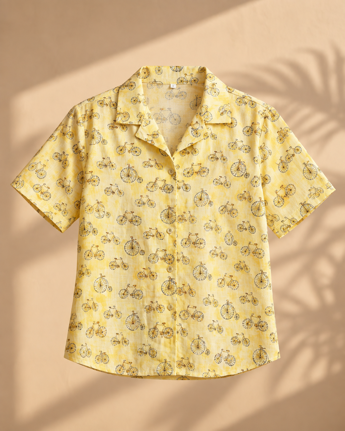 Printed Casual Women’s Shirt Collection – Yellow, Ivory & Blue