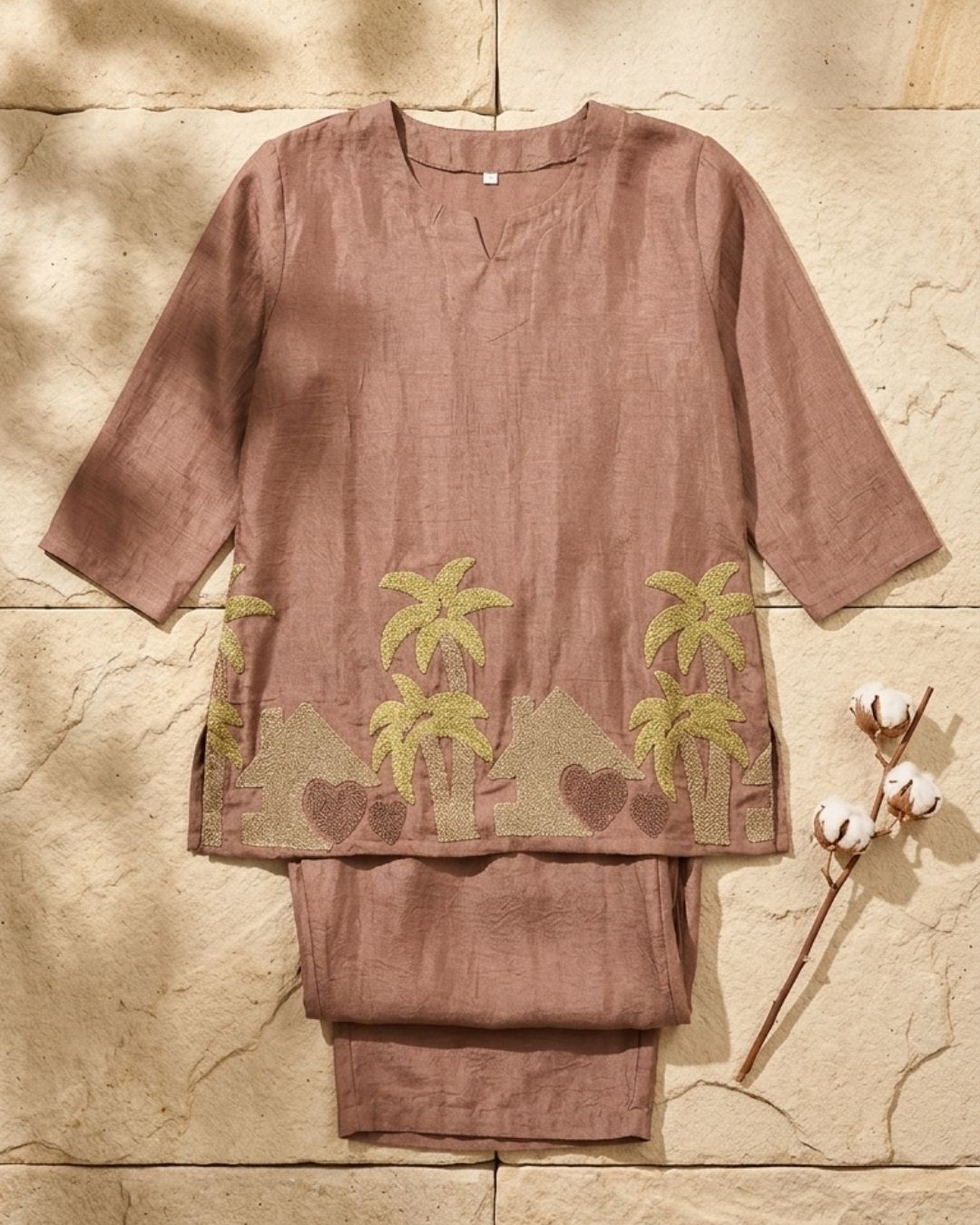 Mocha Tropical Co-ord Set