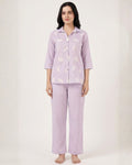 Lavender Leaf Print Co-ord Set