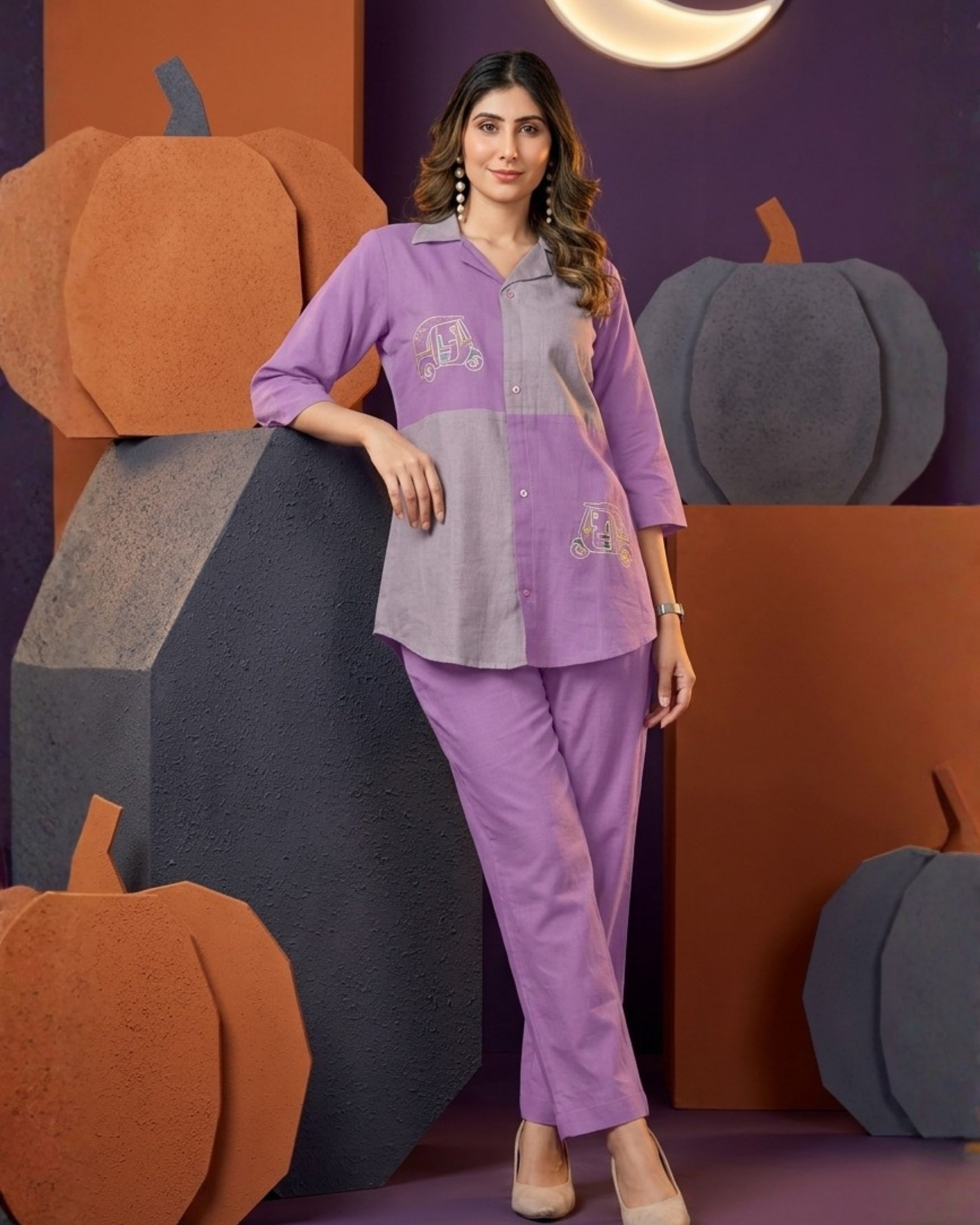 Lavender Designer Co-Ord Set