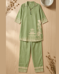 Printed Cotton Kurta Pant Set