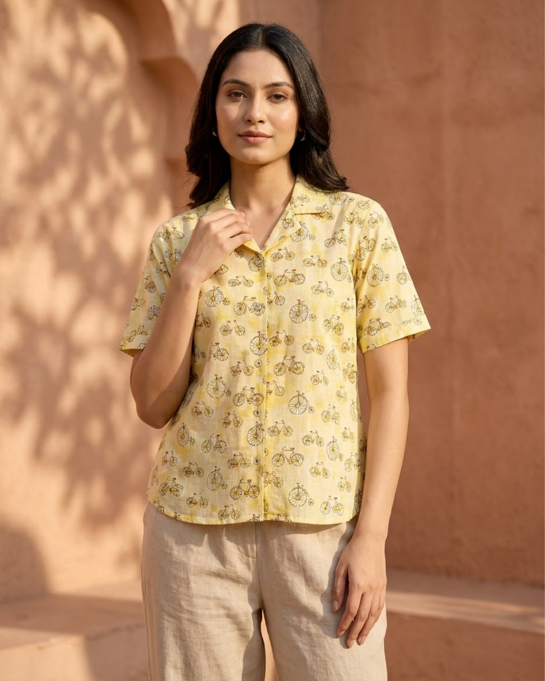 Casual Short Sleeve Graphic Top