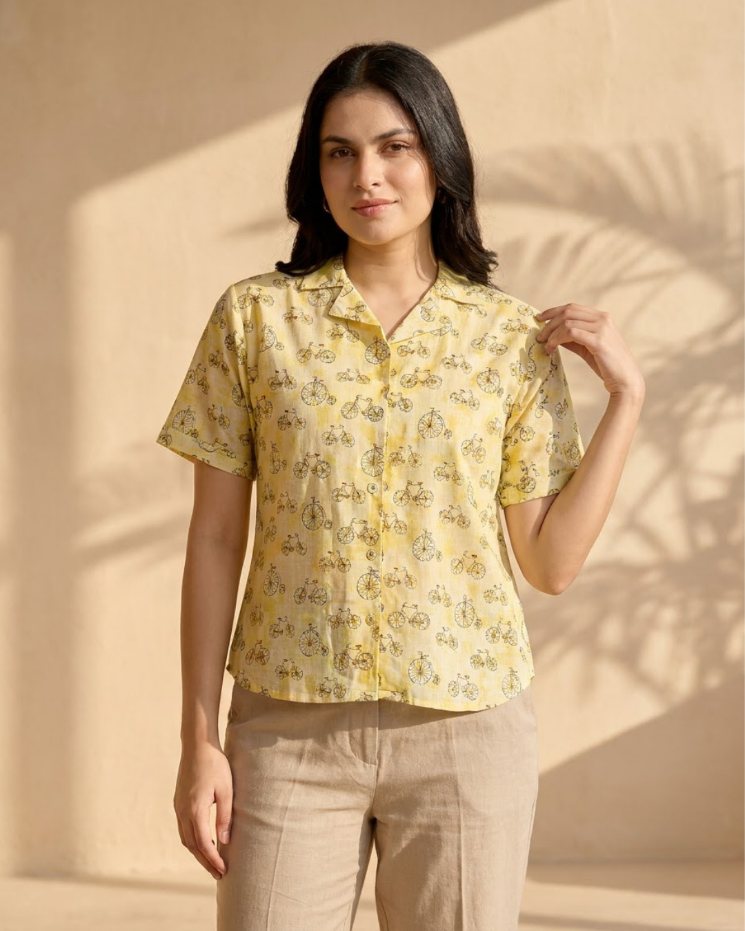 Casual Short Sleeve Graphic Top