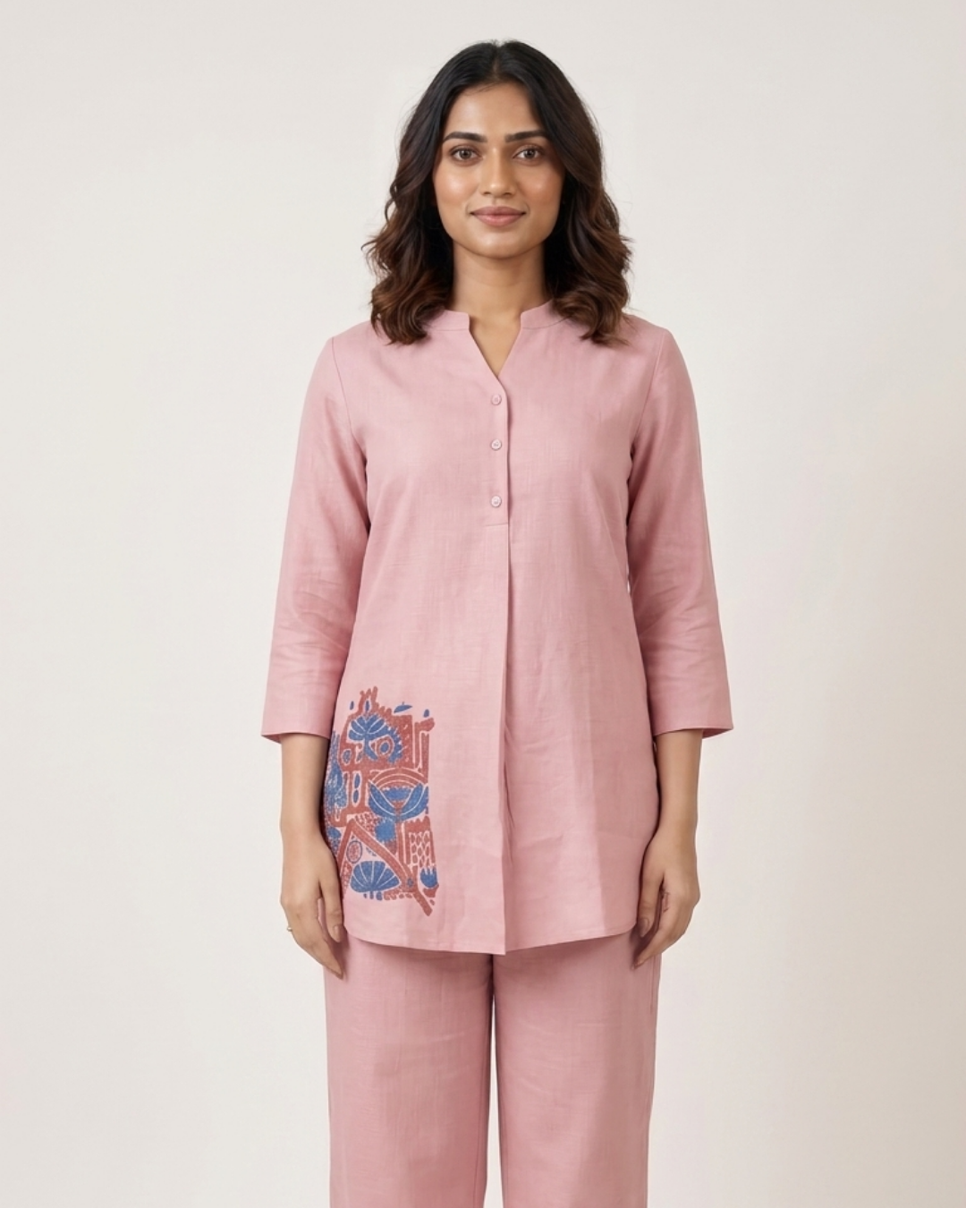 Blush Pink Kurta Co-Ord Set
