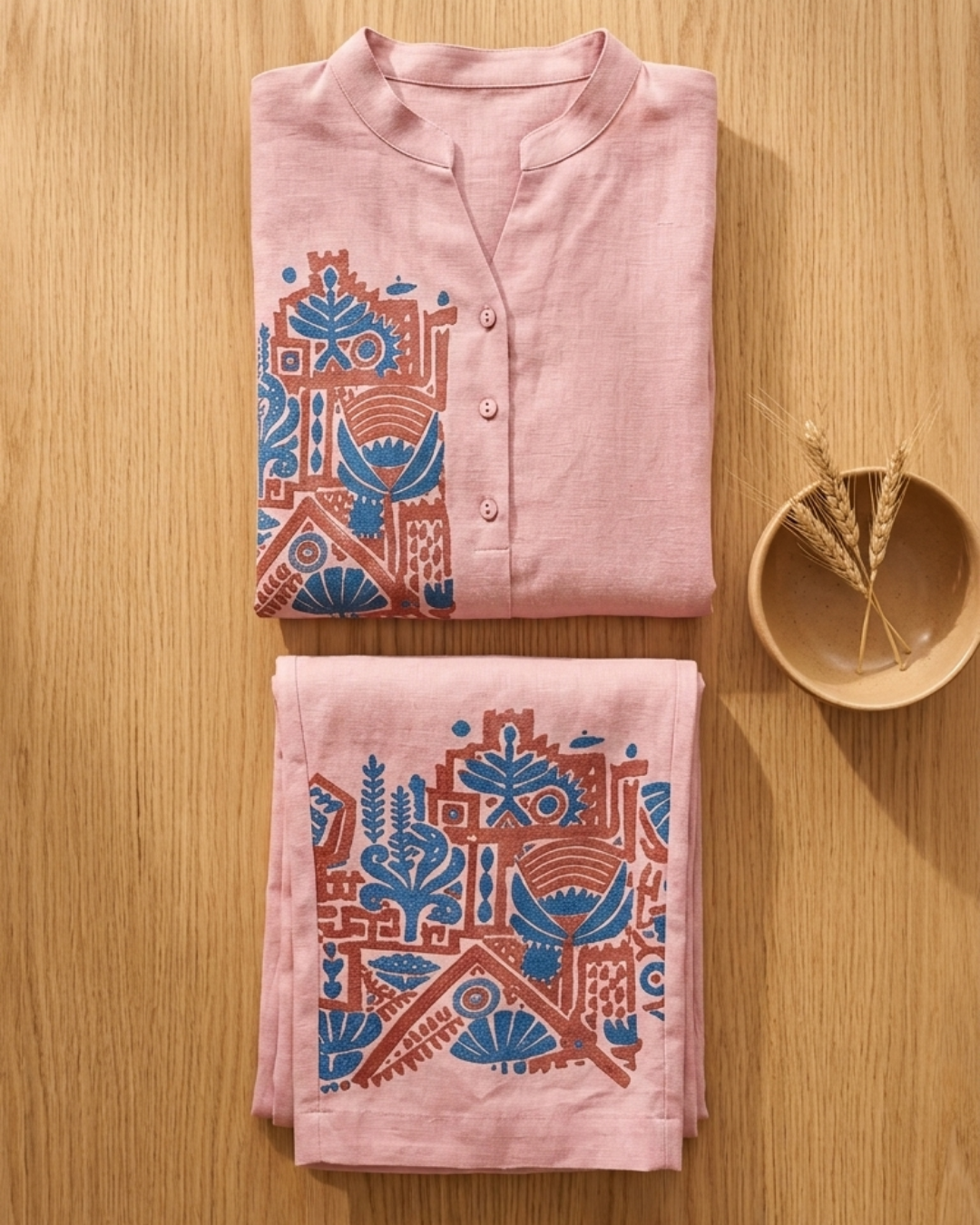 Blush Pink Kurta Co-Ord Set